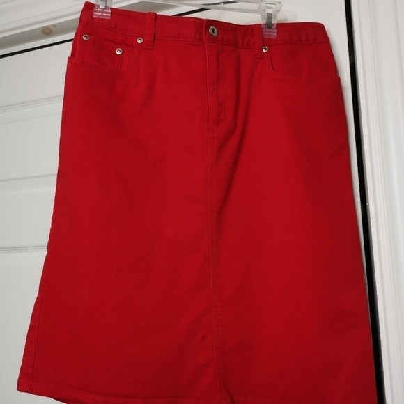 Northern reflections bold Red Skirt - Picture 3 of 11